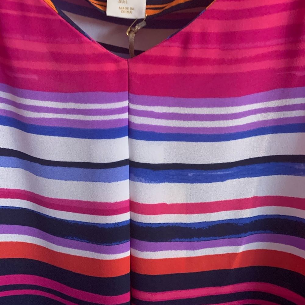 CYNTHIA ROWLEY STRIPED TOP - Picture 2 of 2